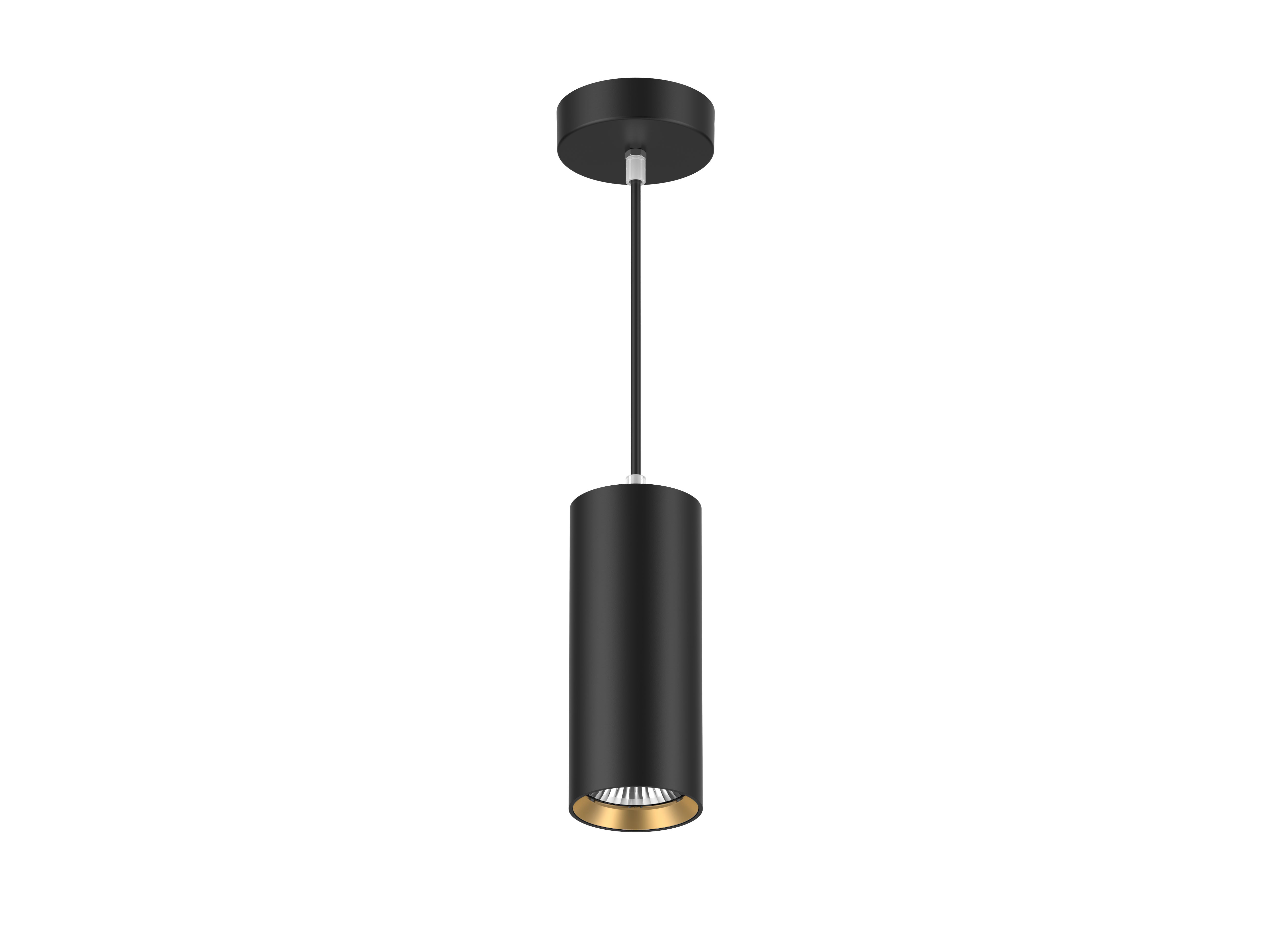 PROPUS Ø85 plafondrozet + pendelset 2m zwart