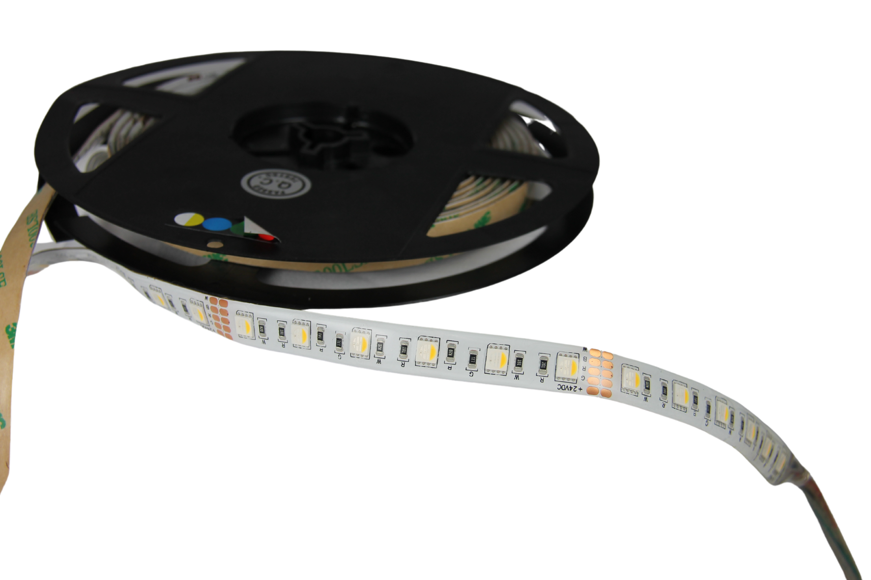 LED strip 24V-RGBNW CRi80 19,2W 5m IP65