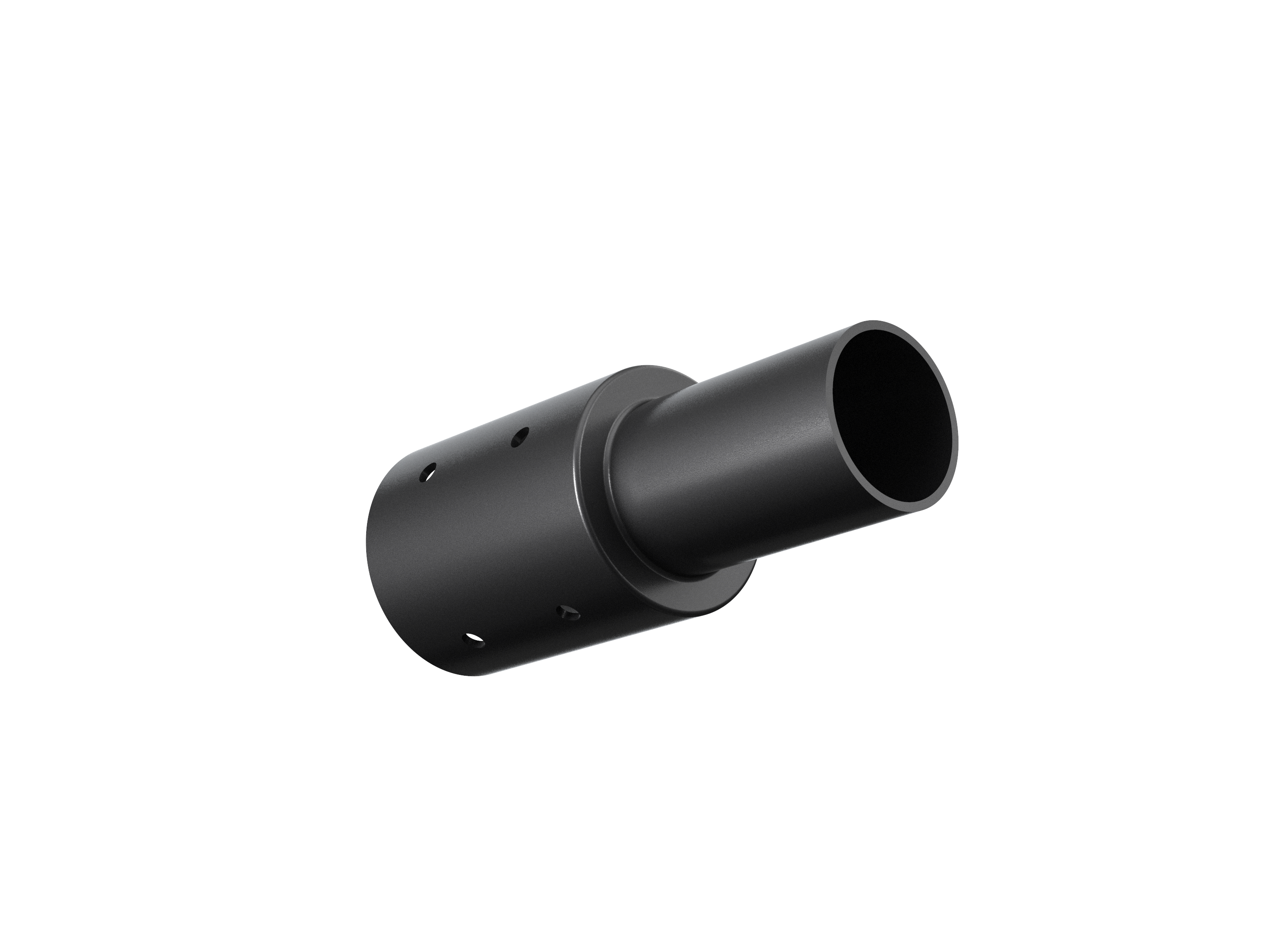 APOLLO verloopstuk lichtmast 76-60mm zwart