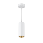 PROPUS Ø65 plafondrozet + pendelset 2m wit